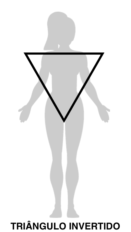 Qual das figuras abaixo se aproxima mais da silhueta do seu corpo: