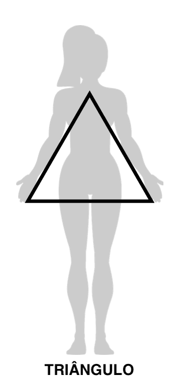 Qual das figuras abaixo se aproxima mais da silhueta do seu corpo: